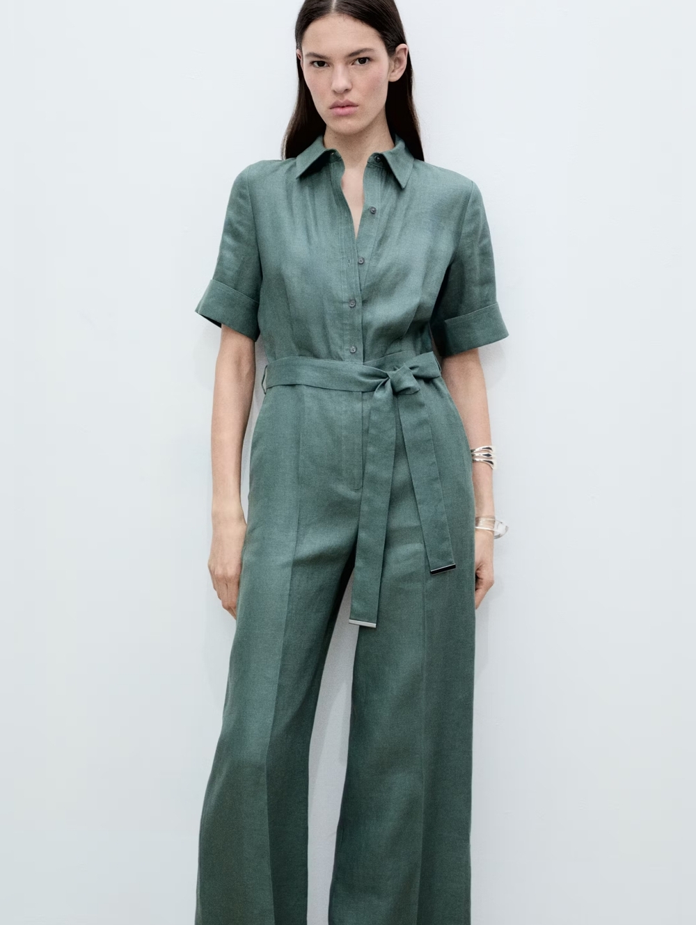 MANGO Linen Jumpsuit - Picture 4 of 6